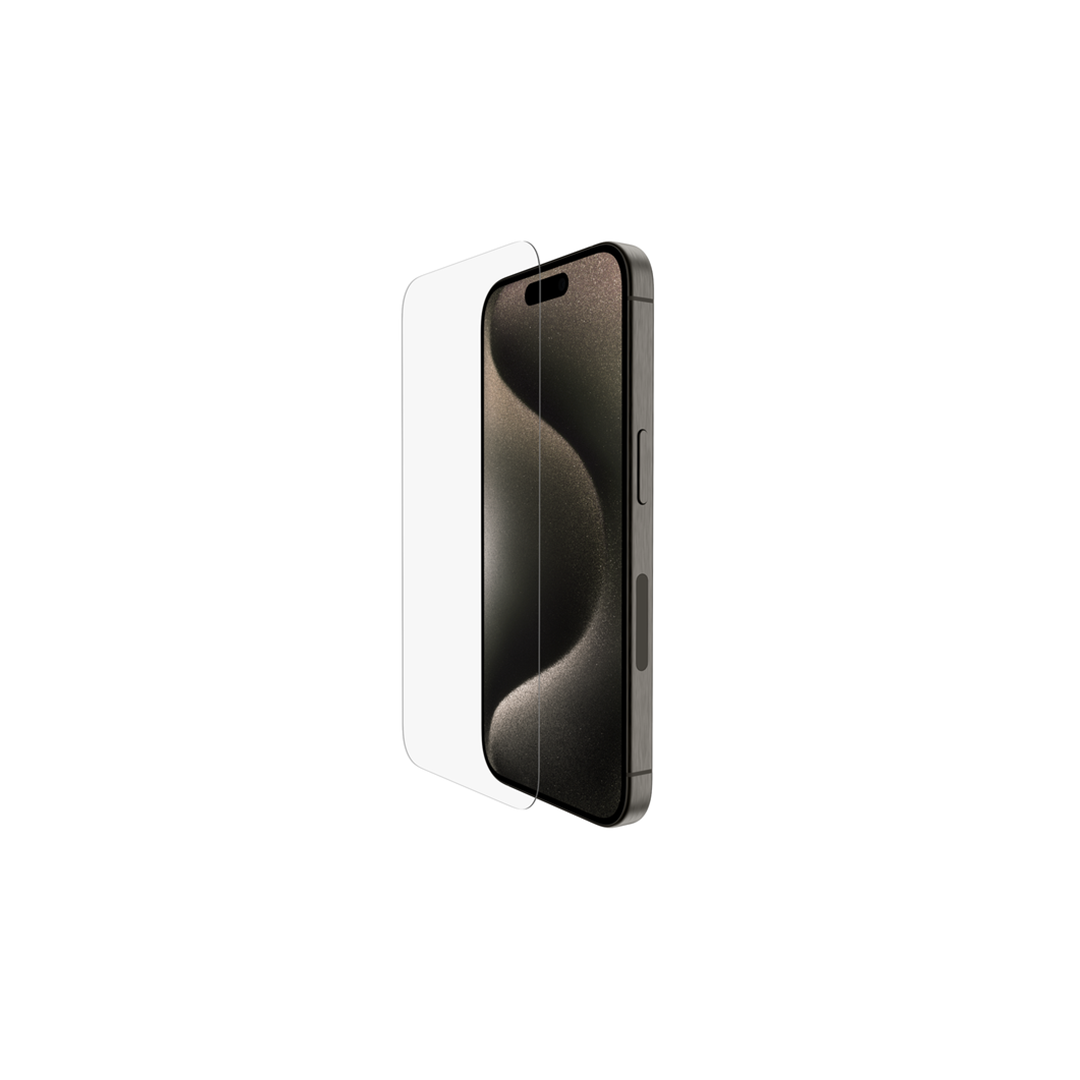 Belkin UltraGlass 2 Treated Screen Protector for iPhone 15 Pro in Qatar Belkin UltraGlass 2 Treated Screen Protector for iPhone 15 Pro in Qatar